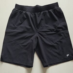 *NWT* Fabletics Fundamental II 9" Inseam Men's Shorts - Black, Size Medium